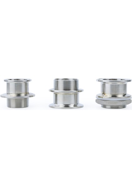 Somun Tarzı ile DN40 K64MM-K64MM Çift Kelepçeli Tri Clamp Erkek Dişli Hijyenik Adaptör Paslanmaz Çelik Boru Bağlantısı DN32DN40 Ev Birası Yapımı (Yurt Dışından) modelleri