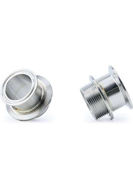 Somun Tarzı ile DN40 K64MM-K64MM Çift Kelepçeli Tri Clamp Erkek Dişli Hijyenik Adaptör Paslanmaz Çelik Boru Bağlantısı DN32DN40 Ev Birası Yapımı (Yurt Dışından) indirimleri