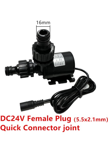 Dc 24V Hızlı Bağlantı Su Pompası 12V Yüksek Basınç Ultra Sessiz Güneş Dc 24V Kaldırma Lh Fırçasız Motor Daldırma Su Pompaları Hızlı Kırılma Bağlantısı (Yurt Dışından)