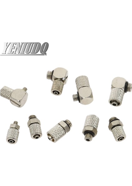 Bilgisayar Stili Dış Çap Hortumu 4mm-M5 5 Adet Erkek Dişli Hava Tüpü Od Meumate Bağlayıcı Vida Ile Hızlı Bağlantı Hızlı Bağlantı Eklemi (Yurt Dışından)