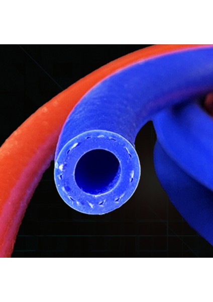 Mavi Stil 22X32MM 1 Metre Kalınlaştırılmış Silikon Boru Yüksek Basınçlı Isıya Dayanıklı Buhar Pamuk Örgülü Hortum Kauçuk Hortum Esnek Hortum (Yurt Dışından)