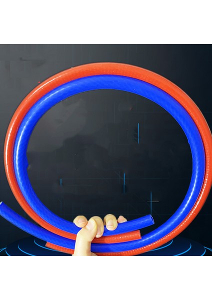 Mavi Stil 22X32MM 1 Metre Kalınlaştırılmış Silikon Boru Yüksek Basınçlı Isıya Dayanıklı Buhar Pamuk Örgülü Hortum Kauçuk Hortum Esnek Hortum (Yurt Dışından) fırsatları