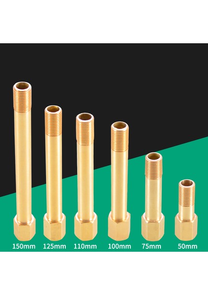 1ı4 Inç (75 Mm) Stili Brae Bağlantısı - Uzatma Uzunluğu Dişi x Erkek Bağlayıcı x mm Bsp Birleştirici Adaptör Su Gaz (Yurt Dışından)