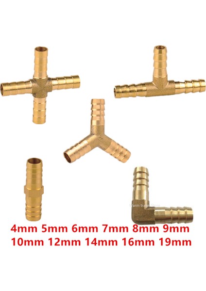 3 Yollu -Y Tarzı 6mm Diken Borcu Sıkıştırıcı Boru Bağlantı Parçası T x Y U Tipi Hortum Bağlantı Elemanı Bakır Barbed Bağlayıcı Birleştirici Adaptör (Yurt Dışından) modelleri