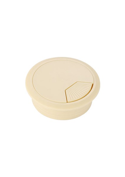 Krem Rengi Tarzı 60 mm Masa Tel Delik Kapağı Abs Plastik Yuvarlak Kablo Kutusu Bilgisayar Iplik Delik Masa Hat Kapağı Dekoratif 8 Renk (Yurt Dışından)