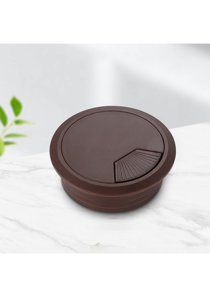 Krem Rengi Tarzı 60 mm Masa Tel Delik Kapağı Abs Plastik Yuvarlak Kablo Kutusu Bilgisayar Iplik Delik Masa Hat Kapağı Dekoratif 8 Renk (Yurt Dışından)