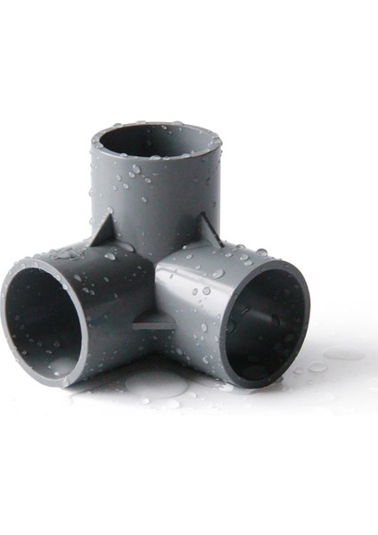 Mavi Stil 32 mm Pvc 3 Yollu Dikme Metrik Yapışkan Kaynak Basınç Boru Bağlantısı Akvaryum Havuz Bahçe Kendin Yap Için (Yurt Dışından)