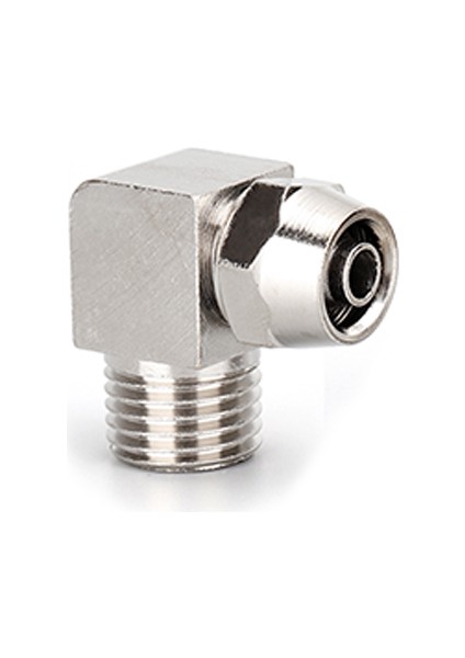 Kpv Stili 4 mm Suya Dayanıklı Hava Hattı Hızlı Sıkma Bağlantı Hortum Pirinç Nikel Kaplamalı Diş F Pl Pb Pd Sl (Yurt Dışından)