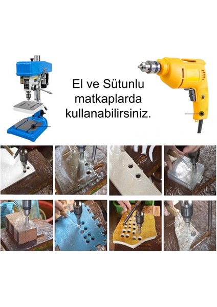 530900 Cam Seramik Delme Panç 16 mm