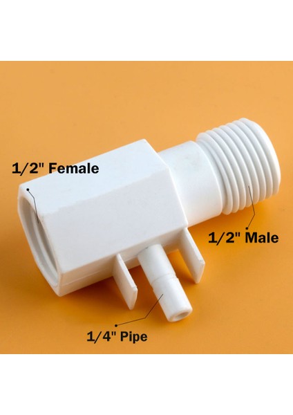 NO.424 Stili Ters Ozmoz Hortum Bağlantı Hızlı Bağlantı Dik Düz Tee Ro Su Akvaryum Plastik Birleşme Boru Bağlantısı (Yurt Dışından)