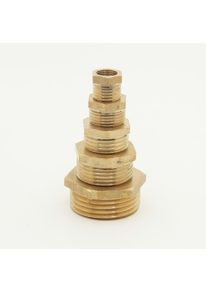 Kadın 04-Erkek 06-12 Tarzı Pirinç Altıgen Redüktör Boru Bağlantısı Iplikli Bakır Su Gaz Adaptörü Kuplaj Bağlayıcı (Yurt Dışından) fırsatları