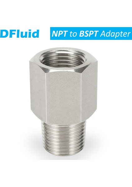Npt(F)'den Bspt(M) Stiline 0,25 Inç x 0,25 Inç Dişi Bspt'den Erkek Npt Adaptör Dişi Npt'den Erkek Bsp Bağlayıcı Boru Bağlantısı Paslanmaz Çelik (Yurt Dışından)