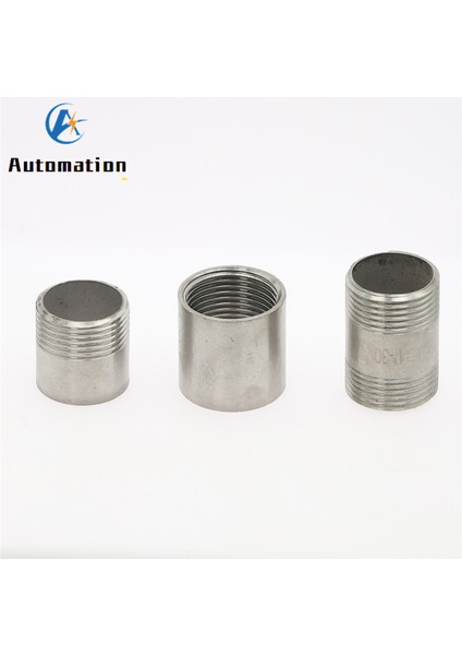 1t Erkek Dişli Tarzı DN20 304 Paslanmaz Çelik Su Boru Bağlantı Parçası Düz Dişi Dişli Boru Bağlantı Adaptörü (Yurt Dışından) fırsatları