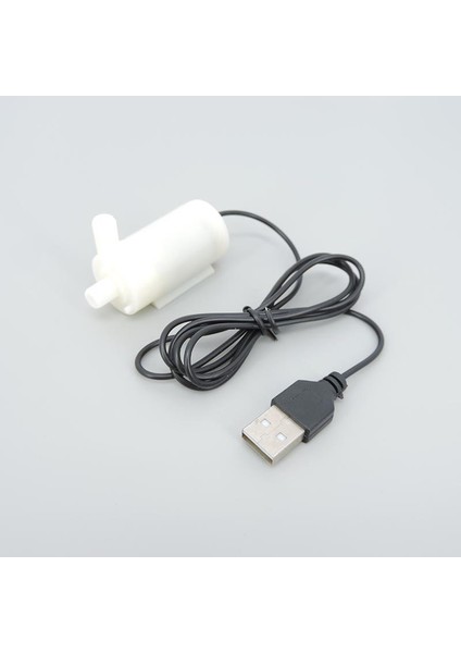 2 Yollu Beyaz USB 5V Düşük Voltajlı Küçük Su Pompası Mikro Mini Daldırma Çeşme Pompası Ultra Sessiz Hidroponik Sebze Yetiştirme El Sanatları Için (Yurt Dışından)