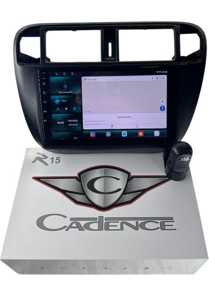 Honda Civic Ies 1997-2001 Cadence R15 (Dvr Kayıt Cihazı Hediye) Pro Oem Multimedia