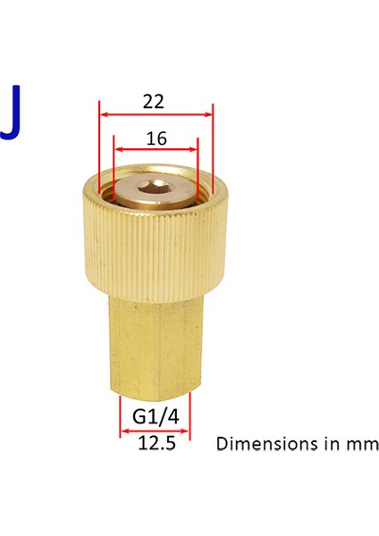 J Tarzı Karcher ve Nilfisk Için Yüksek Basınçlı Su Tabancası Bağlantı Adaptörü Köpük Tabancası Aksesuarı (Yurt Dışından)