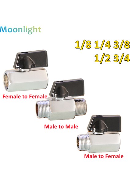 1l8 Kadından Kadına Tarzı Siyah Mini Vana Erkek Dişi Hava Kompresörü Su Gaz Yağ Kapatma Valfi Pirinç Bilyalı Vana Bsp Dişli (Yurt Dışından) fırsatları