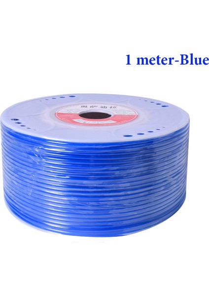 1 Metre-Mavi Tarz Dış Çap 6xiç Çap 4mm 1m Pnömatik Hortum Pu Boru 4 * * * * * * * Hava Tüpü Kompresör Hortumu (Yurt Dışından)