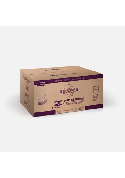 Z Katlı Havlu 200X6 Paket