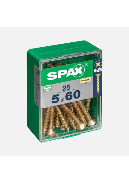 Havşa Vida Paslanmaz 5 x 60
