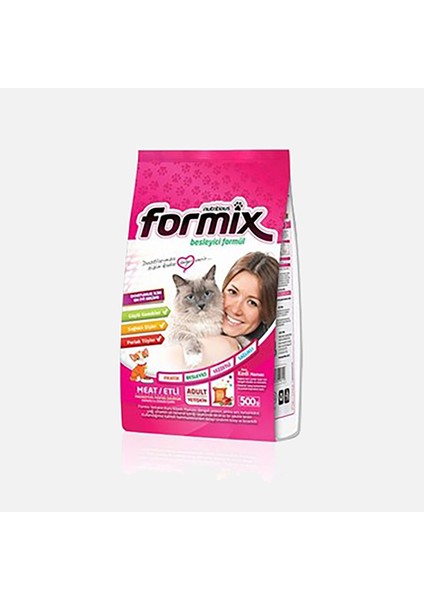 Etli Kedi Maması 500GR