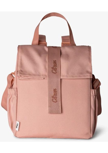 Rollup Termal Beslenme Çantası Blush Pink Gıda Dostu ve Hafif Tasarım 28x22x13 cm