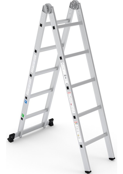 Alüminyum 2x5 Basamaklı Katlanır Merdiven