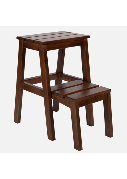 Merdiven Tabure Ceviz 55 cm