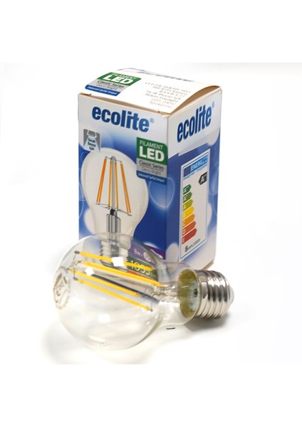LED Filament 8 W Beyaz Klasik E27 Duy LED Ampul