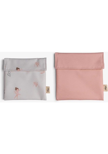 Tekrar Kullanılabilir Sandviç Çantası 2'li Set - Ballerina 1060186