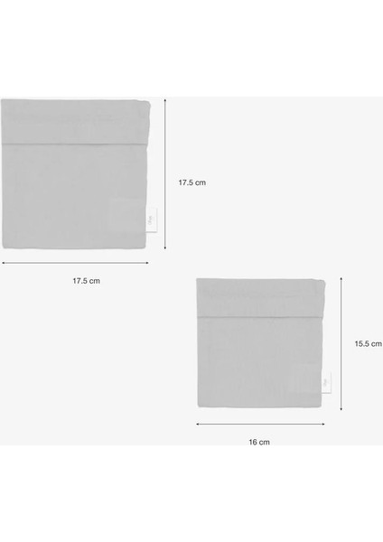 Tekrar Kullanılabilir Sandviç Çantası 2'li Set - Ballerina 1060186 indirimleri