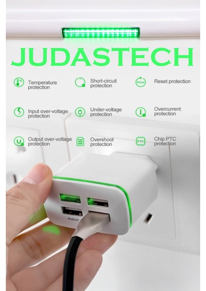 A7 Universal Çoklu Şarj Adaptörü -4 Port fiyatları