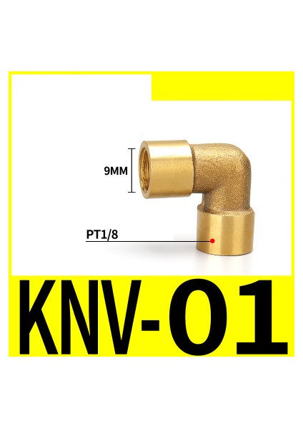 Knv-01 Tarzı Iç Iplik Dış Iplik 90 Derece Pirinç Dirsek Boru Bağlantı Elemanları Su Boru Bağlantı Elemanları Pnömatik Parçalar (Yurt Dışından)