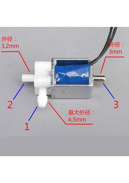 Dc 5V 6V Elektrikli Mini Mikro Selenoid Vana Hava Gaz Salma Boşaltma 2 Pozisyon 3 Yol Gaz Hava Pompası Için (Yurt Dışından)
