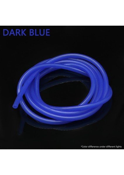 Derin Mavi Tarzı 1 Metre Gıda Sınıfı Silikon Boru Esnek Kauçuk Hortum Gazlı Içecek Borusu Su Bağlantısı 1 Metre (Yurt Dışından)