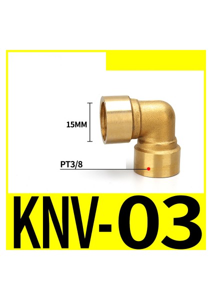 Knv-03 Tarzı Iç Iplik Dış Iplik 90 Derece Pirinç Dirsek Boru Bağlantı Elemanları Su Boru Bağlantı Elemanları Pnömatik Parçalar (Yurt Dışından)