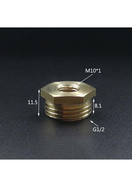 M10X1'DEN G1L2 Stiline Dişi Erkek Konu Bağlantı Adaptörü Dönüştürücü Redüktör Kuplaj Adaptörü (Yurt Dışından)