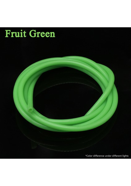 Meyve Yeşili Tarzı Kimlik 10MM Dış Çap 13MM 1 Metre Id Silikon Boru Esnek Kauçuk Hortum Gıda Sınıfı Yumuşak Içecek Borusu Su Bağlantısı (Yurt Dışından)