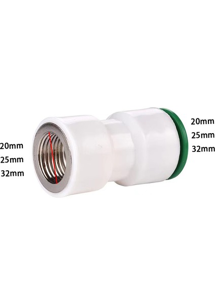 Kırmızı Stil 32 mm Ppr Bağlantı Parçaları Boru Bağlantı Elemanı Değişken Çap Doğrudan Dirsek Üç Yollu Esnek Bağlantı Sıcak Eritme Ücretsiz Bağlayıcı (Yurt Dışından)