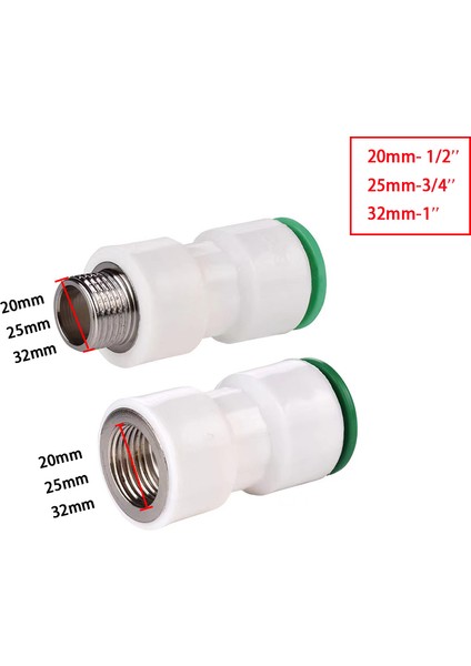 Kırmızı Stil 32 mm Ppr Bağlantı Parçaları Boru Bağlantı Elemanı Değişken Çap Doğrudan Dirsek Üç Yollu Esnek Bağlantı Sıcak Eritme Ücretsiz Bağlayıcı (Yurt Dışından) indirimleri