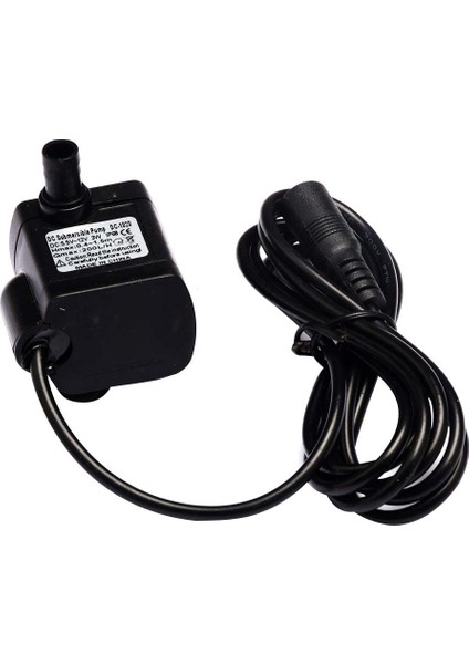 DC12V-1020 Tarzı USB Su Pompaları Mini Kendin Yap Akvaryum Filtresi Düşük Gürültülü Fırçasız Motorlu Pompa Akvaryum Aksesuarları Dalgıç Su Döngüsü Için Evcil Hayvan (Yurt Dışından)