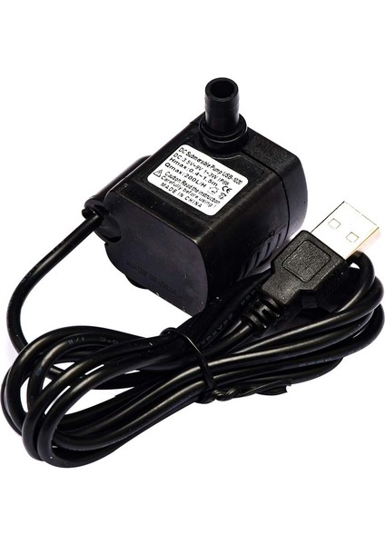 DC12V-1020 Tarzı USB Su Pompaları Mini Kendin Yap Akvaryum Filtresi Düşük Gürültülü Fırçasız Motorlu Pompa Akvaryum Aksesuarları Dalgıç Su Döngüsü Için Evcil Hayvan (Yurt Dışından)