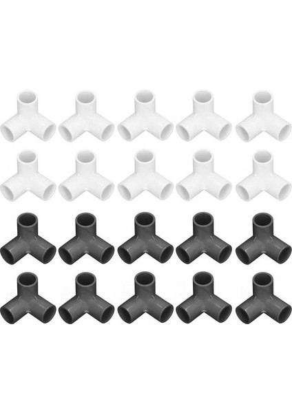 Siyah Stil Y Way Boru Bağlantı Elemanları Pvc Plastik Dik Açılı Tee Köşe Bağlayıcı Iç Çap (Yurt Dışından) fiyatları