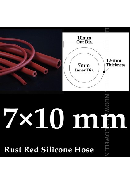 7X10MM Tarzı 100CM 100CM Çap 2~32MM Yüksek Korozyon Kırmızı Silikon Hortum Esnek Silika Jel Boru Akvaryum Hava Pompası Hortumu Gıda Seviyesi Güvenlikli Yumuşak Boru (Yurt Dışından)