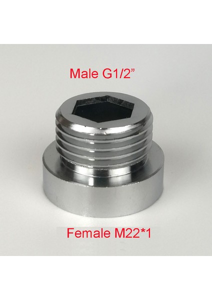 F22XMDN15 Stili Erkek Dişi G Boru Bağlantıları Su Arıtıcı Aksesuarları Için Pirinç Musluk Aerator Adaptörü G (Yurt Dışından)