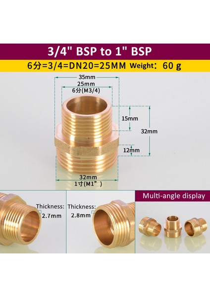 3l4'e 1 Stil Su Yağ Gaz Için Bsp Erkek Konu Hızlı Adaptör Kaplin Bağlayıcı Hex Nipel Fitting - Türkiye E-Ticaret Bağlılık (Yurt Dışından)