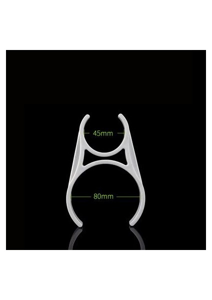 45-80MM Stili Ro Su Arıtma Filtresi Elemanı Için Plastik Sabitleme Kelepçesi Beyaz Büyük Küçük Çift Klips (Yurt Dışından)