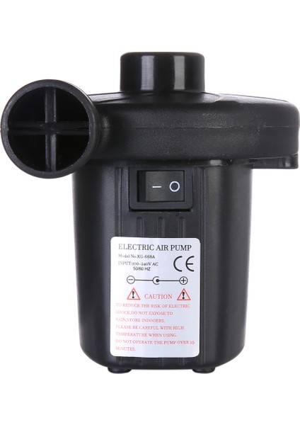 Abd Tak Araba Evde Kullanım Elektrikli Hava Pompası Taşınabilir Mini Şişme Pompası Kompresör Matras Yüzme Havuzu Hızlı Hava Dolumu Inflator Üfleyici 3 Uçlu (Yurt Dışından) fiyatları