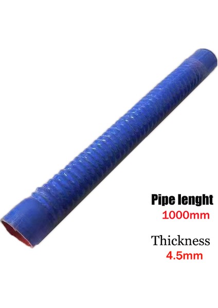1000MM Tarzı Kimlik 50MM Id mm Mavi Evrensel Silikon Esnek Hortum Radyatör Borusu Hava Emiş Için Yüksek Basınç Yüksek Sıcaklık Kauçuk Birleştirici (Yurt Dışından)