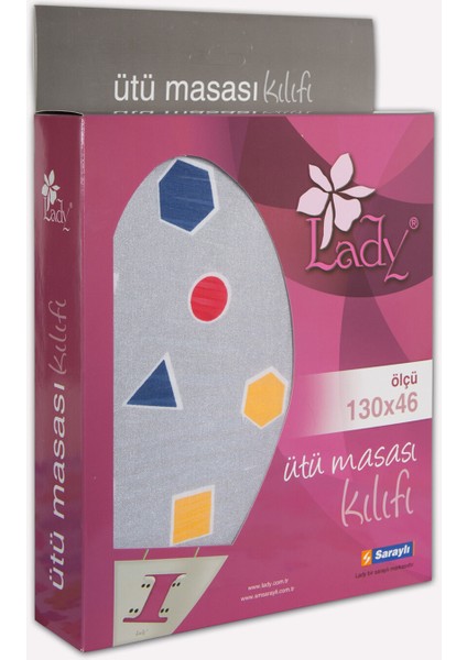 Lady Ütü Masası Kılıfı 130 X 46 Cm